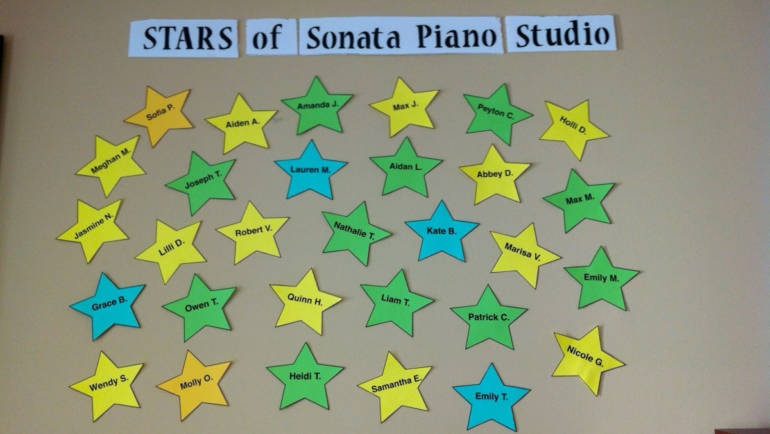 The Stars of Sonata Piano Studio 2013/2014