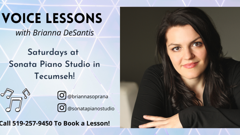 Voice Lessons in Studio!