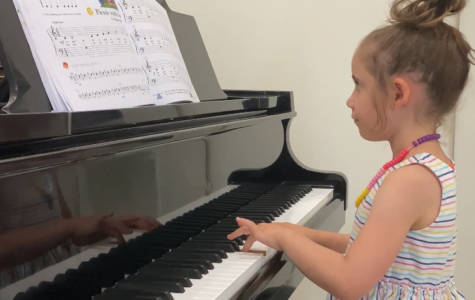 Natalie at the piano